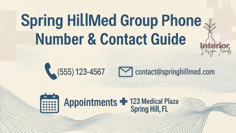 Spring HillMed Group Phone Number & Contact Guide