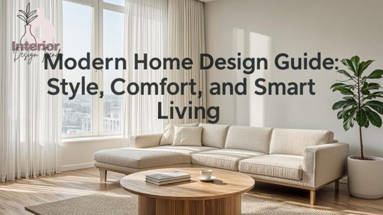 Modern Home Design Guide Style, Comfort, and Smart Living