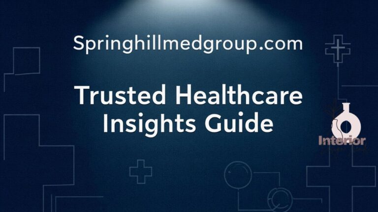 Springhillmedgroup.com Trusted Healthcare Insights Guide
